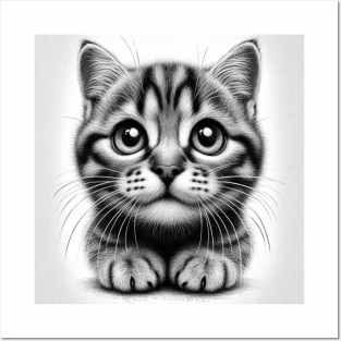 Cute Cat Posters and Art